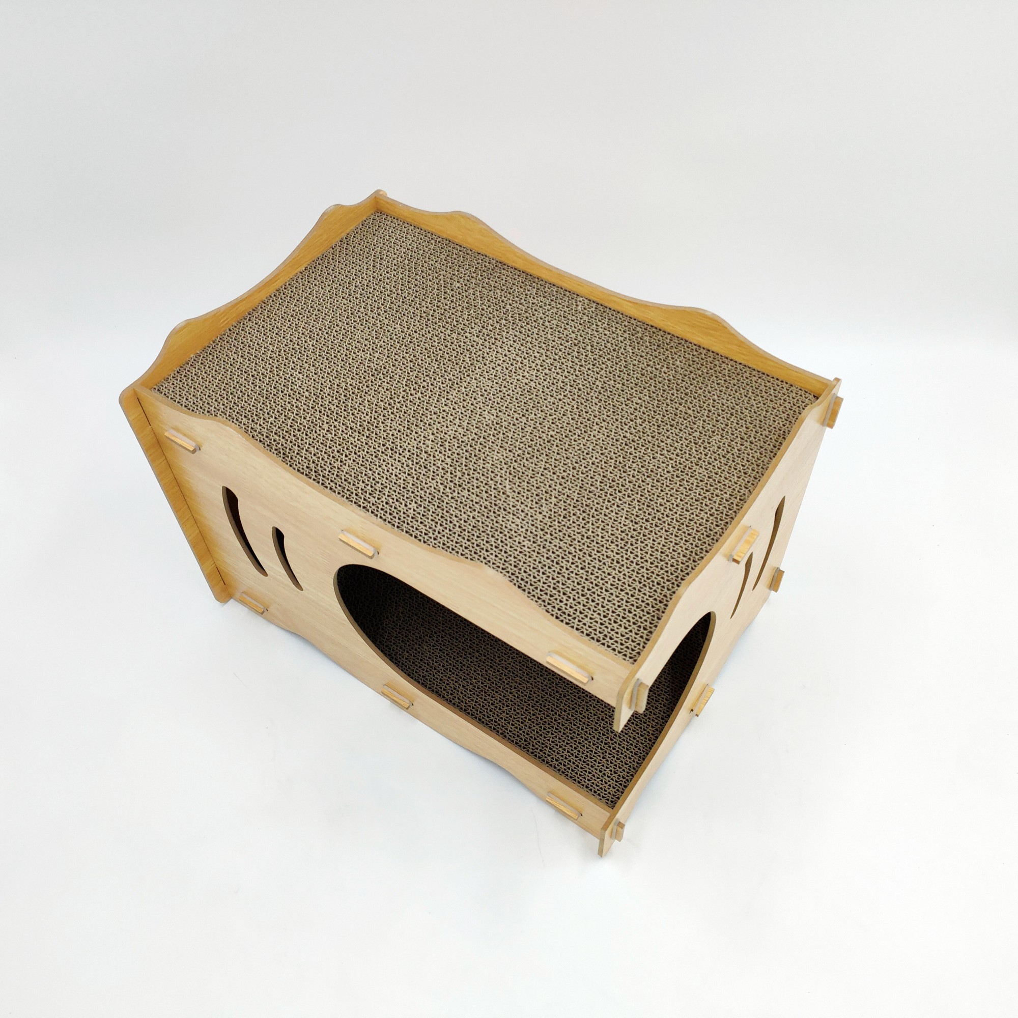 Large cat scratching post Source Manufacturer Cat Nest Double Layer Cat Scratching Board