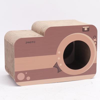 Retro camera large Fun Modeling Toys Scratch Toy Cardboard Box Cat Scratching Board - 副本