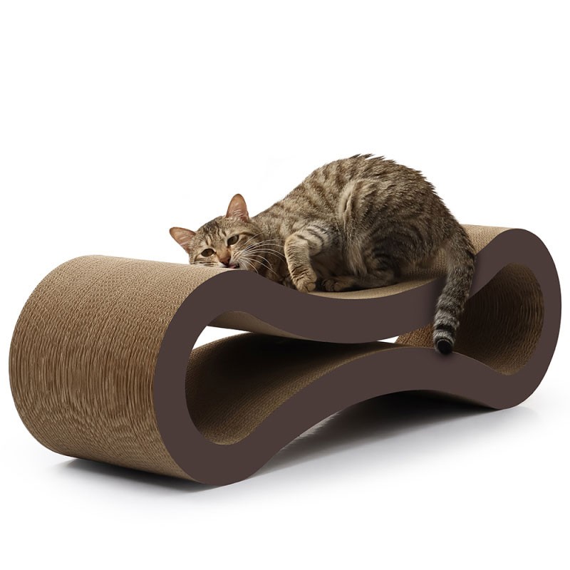  cat scratcher board 8-character shape scratcher cat bed large cardboard cat scratcher lounge